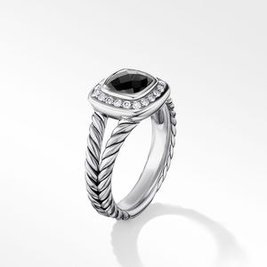 Petite Albion Ring with Diamonds 7mm